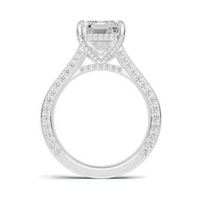 Pave Split Shank Ring