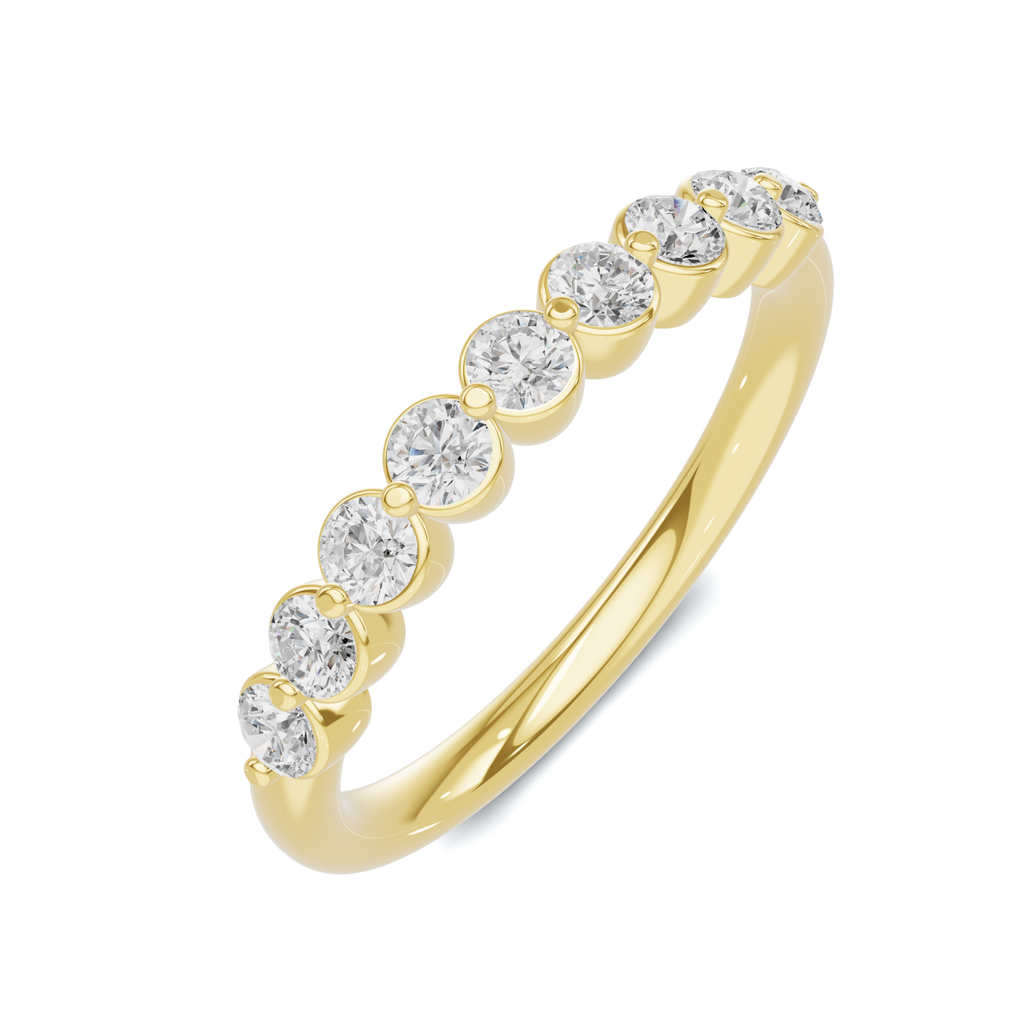 Royal Bezel Set Ring
