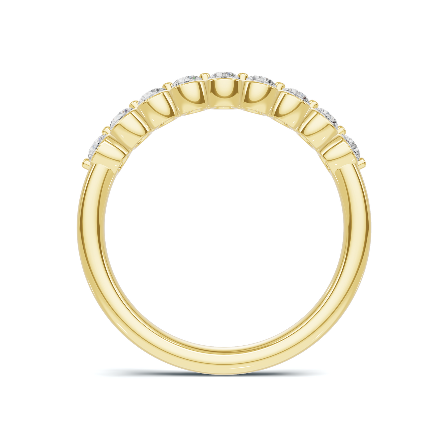 Royal Bezel Set Ring