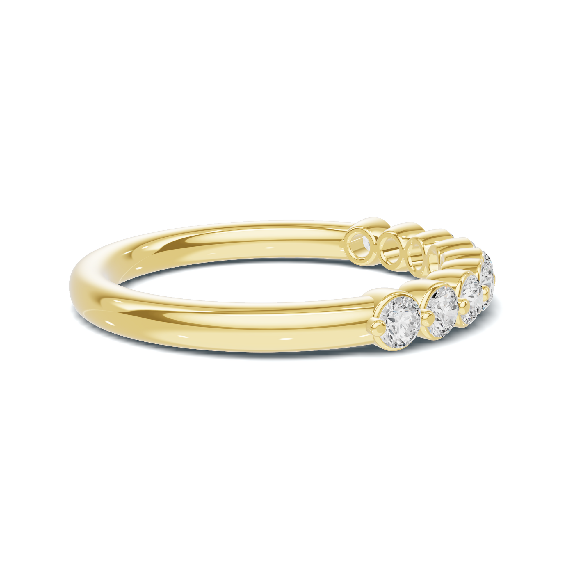 Royal Bezel Set Ring