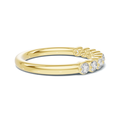 Royal Bezel Set Ring