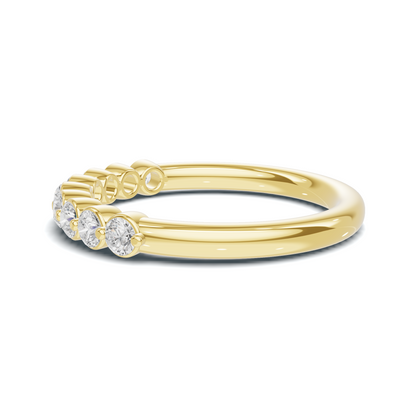 Royal Bezel Set Ring