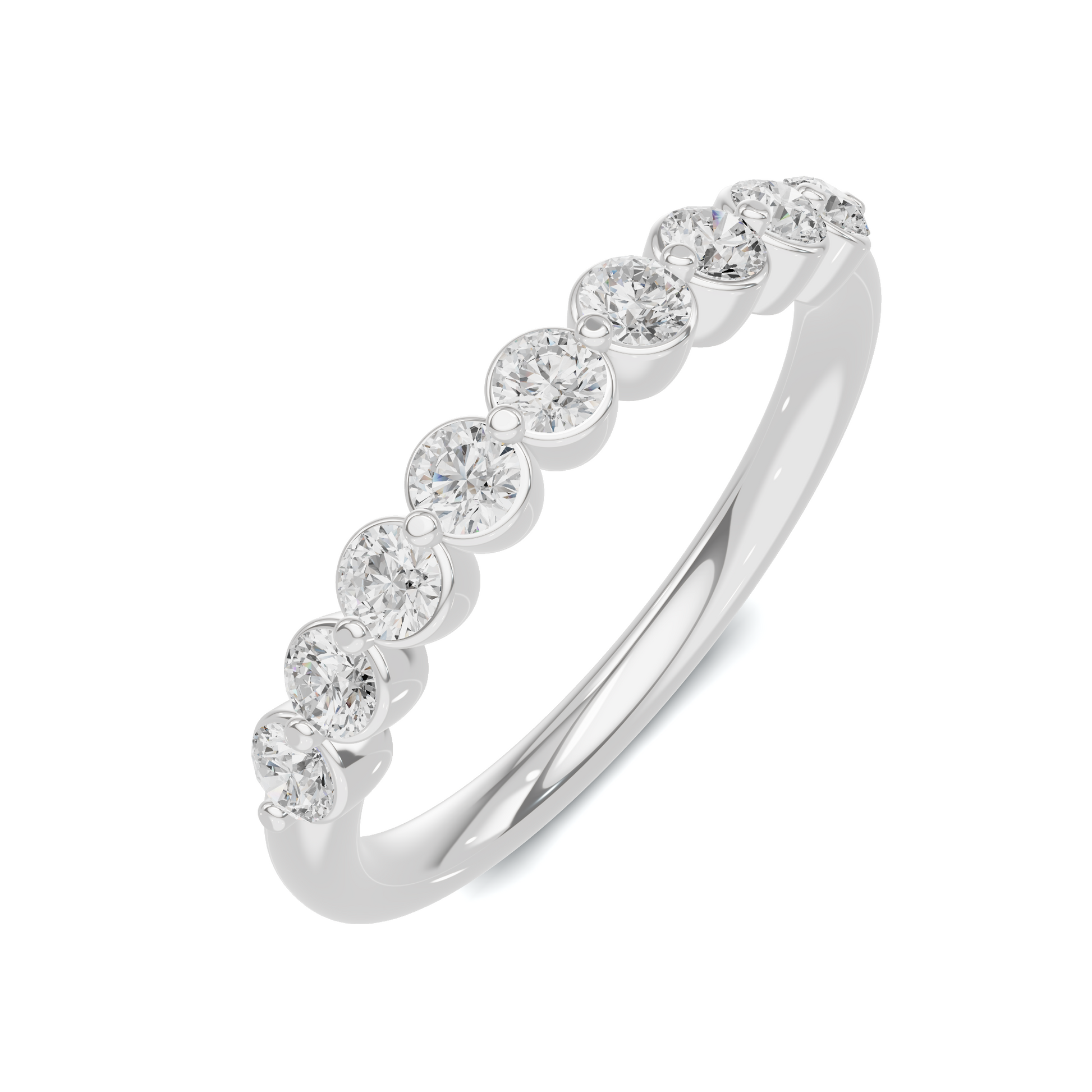 Royal Bezel Set Ring