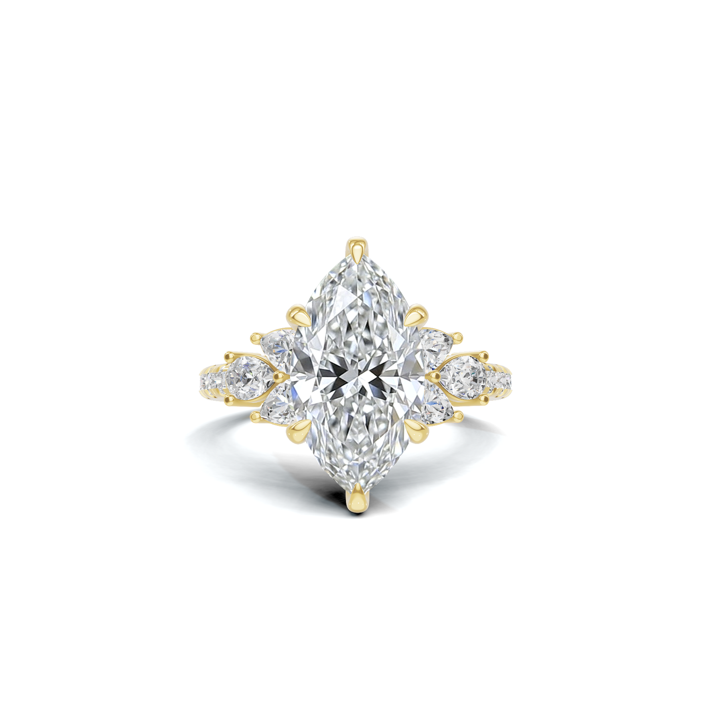 Royal Cluster Statement Ring