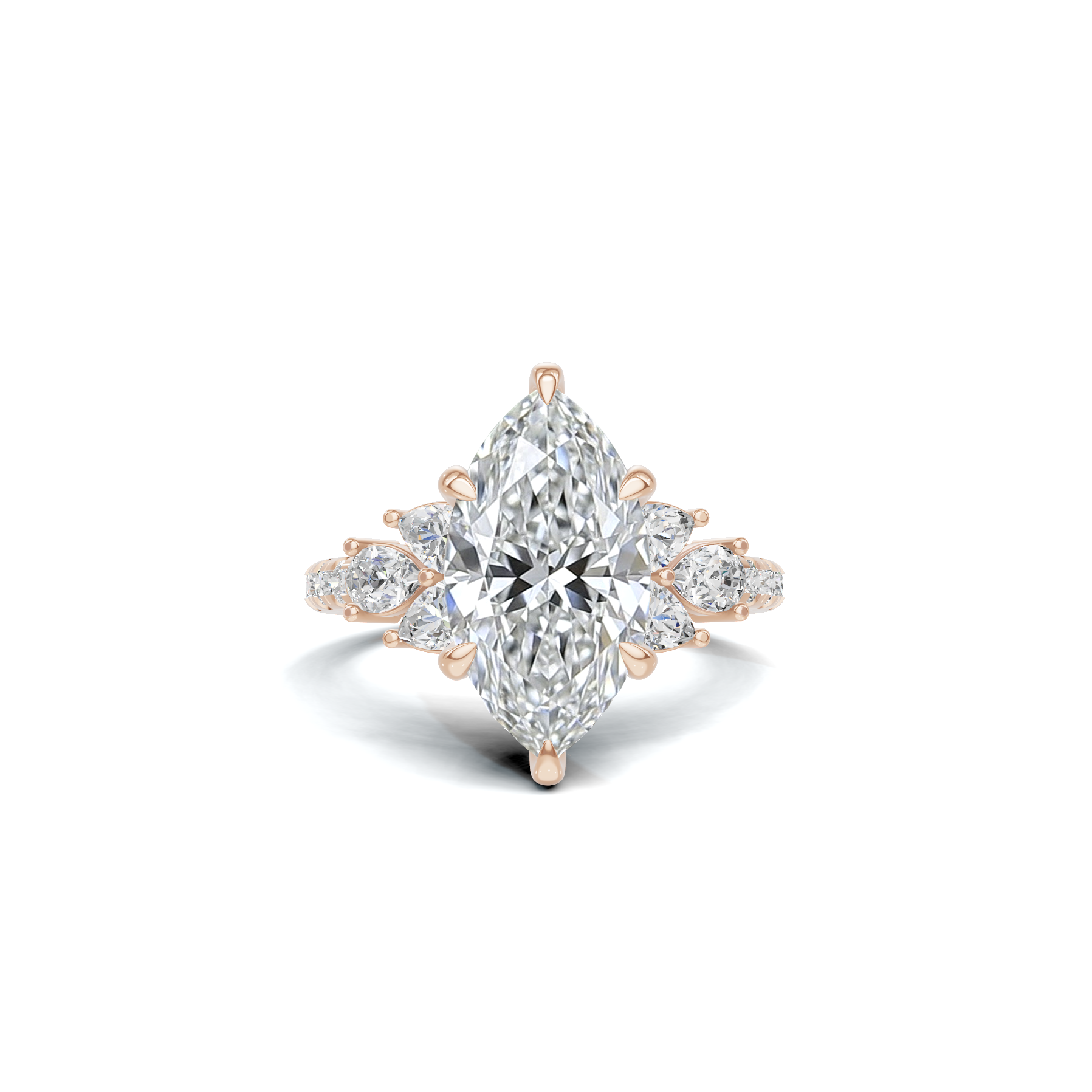 Royal Cluster Statement Ring
