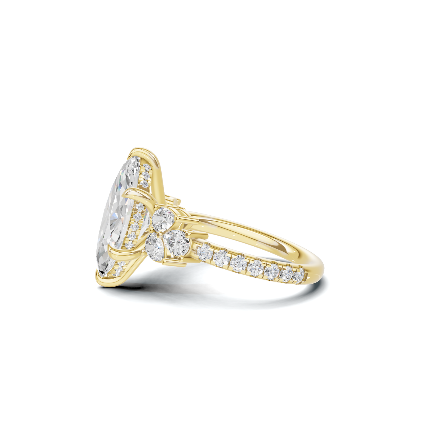 Royal Cluster Statement Ring