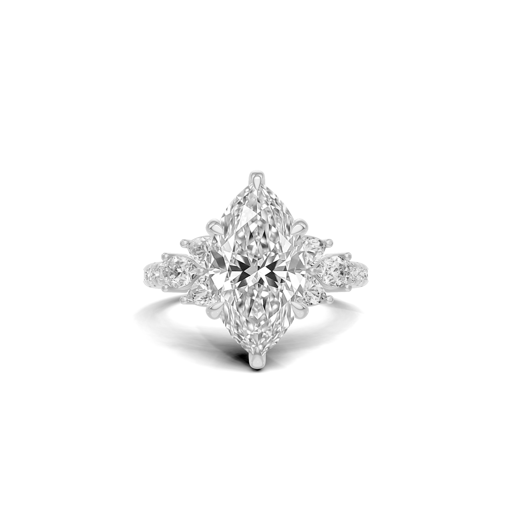 Royal Cluster Statement Ring