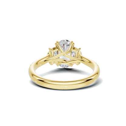 Royal Three Stone Ring