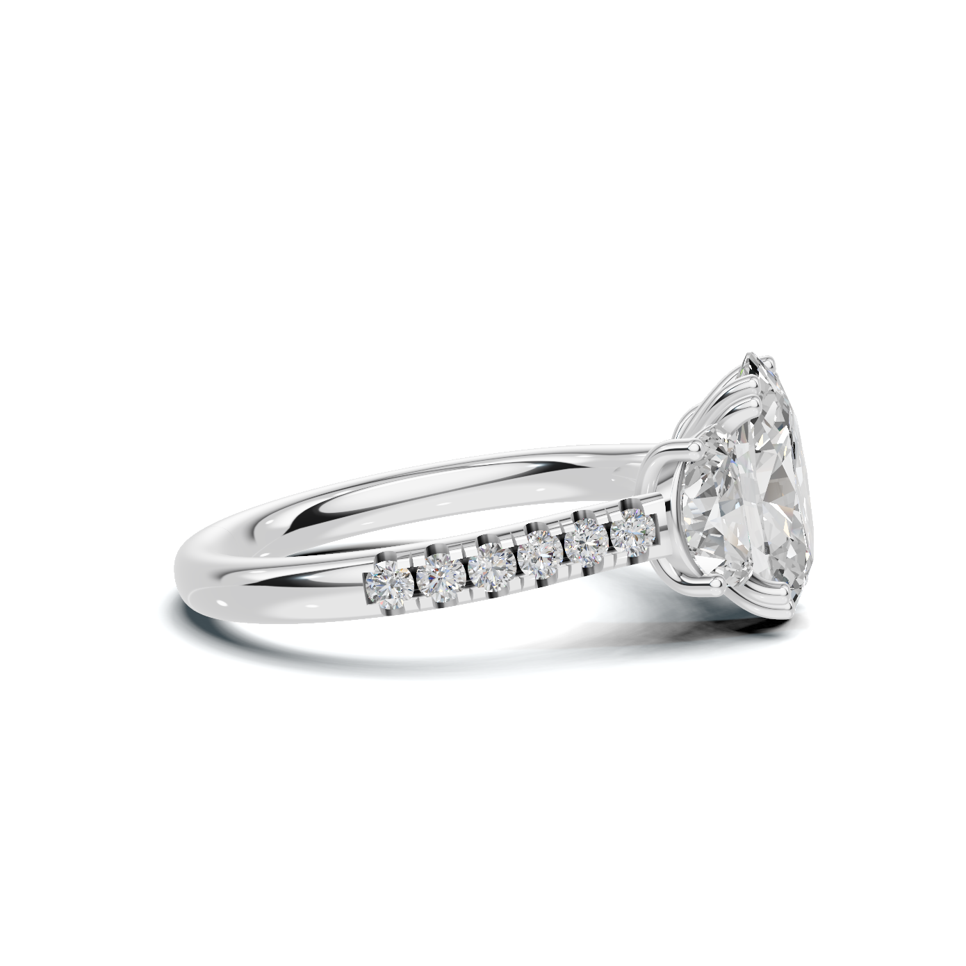 Royal Three Stone Ring