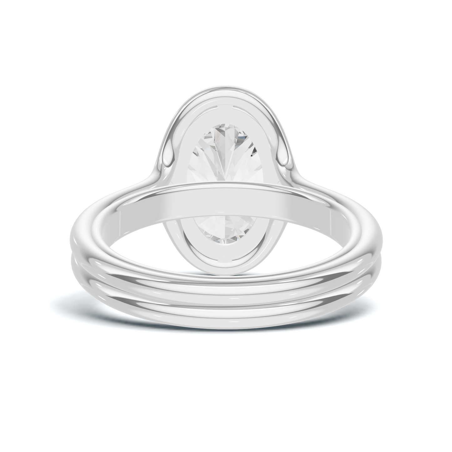 Sculptural Solitaire Statement Ring