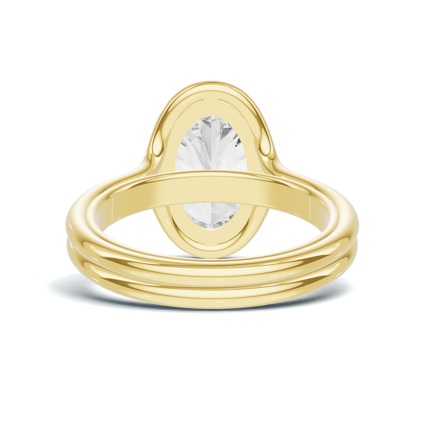 Sculptural Solitaire Statement Ring