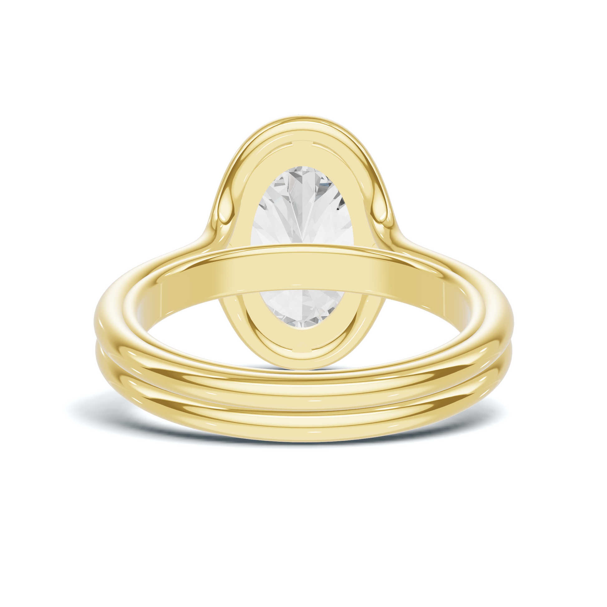 Sculptural Solitaire Statement Ring