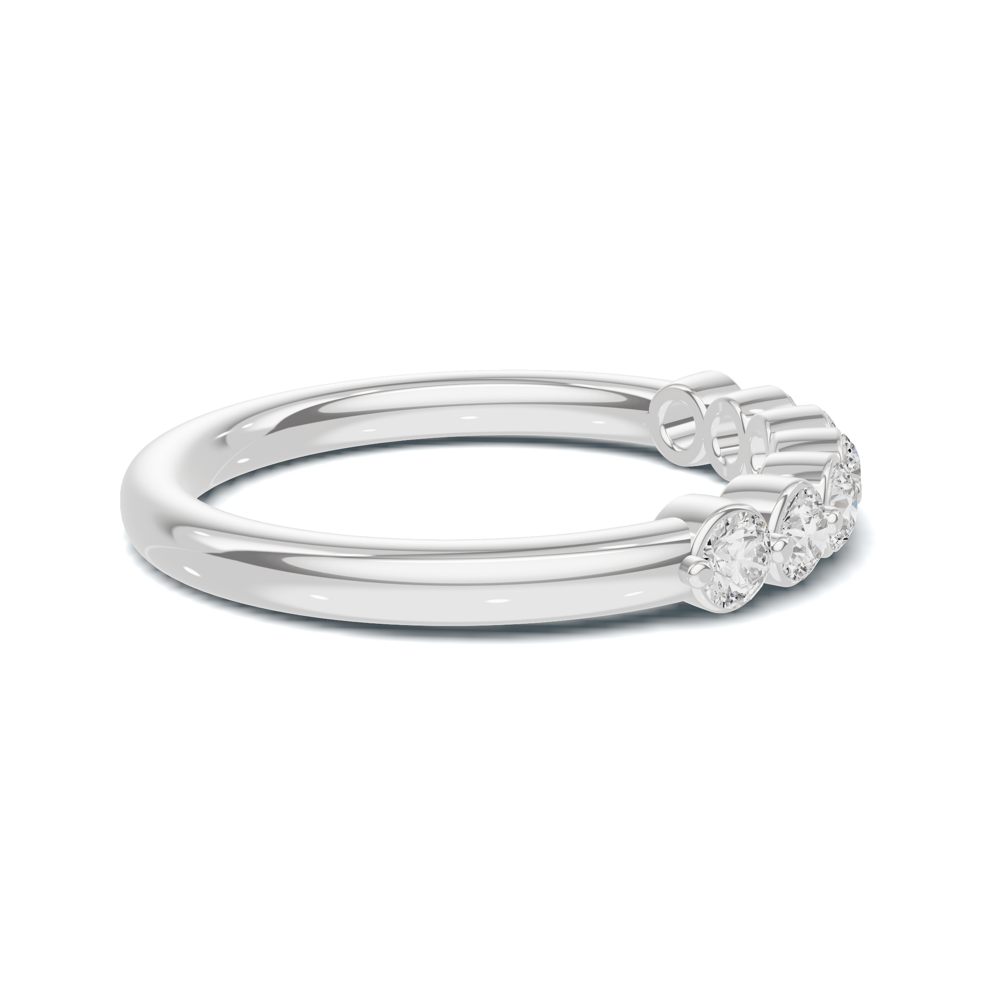 Seven Stone Bezel Ring