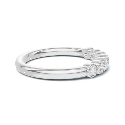 Seven Stone Bezel Ring
