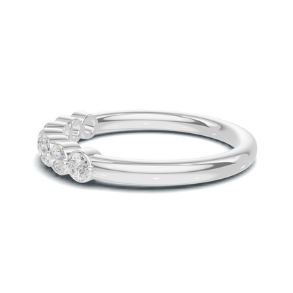 Seven Stone Bezel Ring