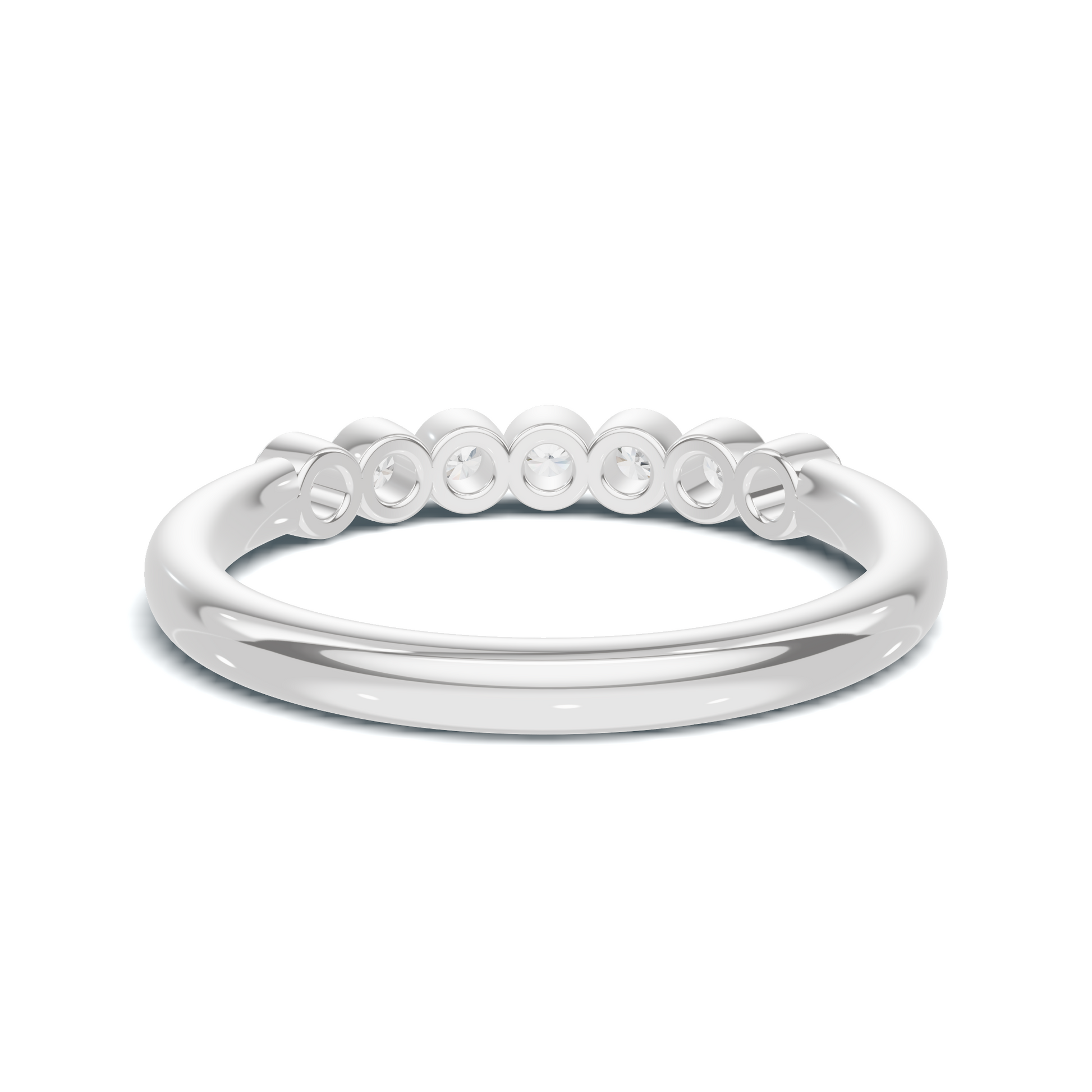 Seven Stone Bezel Ring