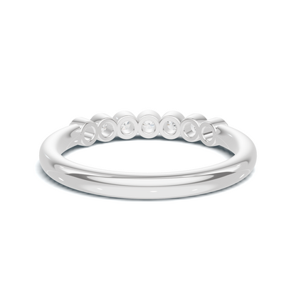 Seven Stone Bezel Ring