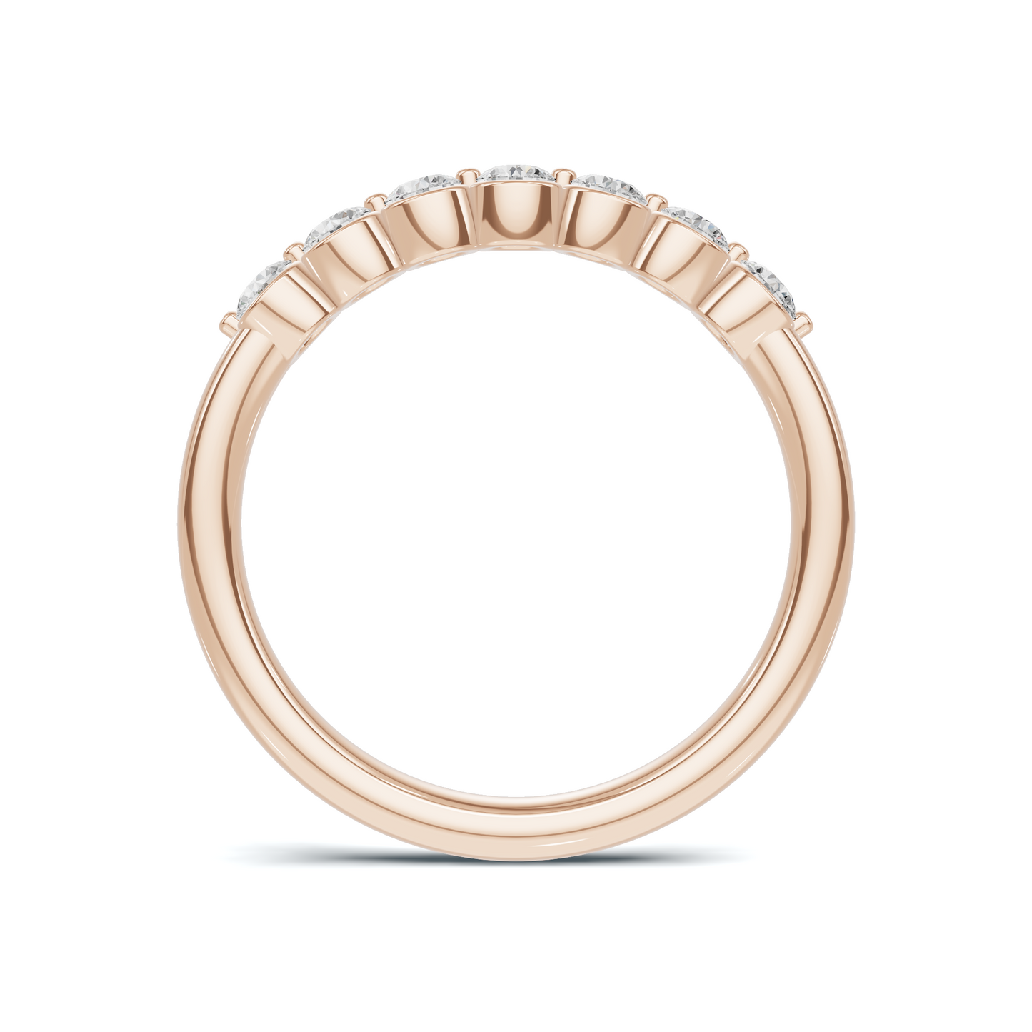 Seven Stone Bezel Ring