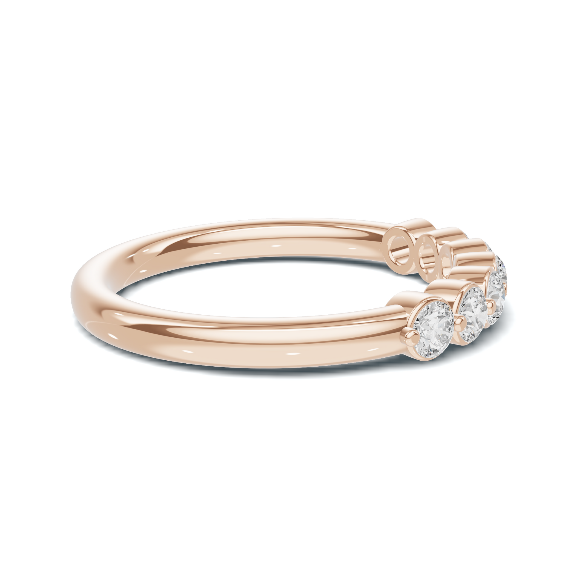 Seven Stone Bezel Ring