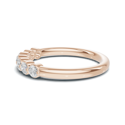 Seven Stone Bezel Ring