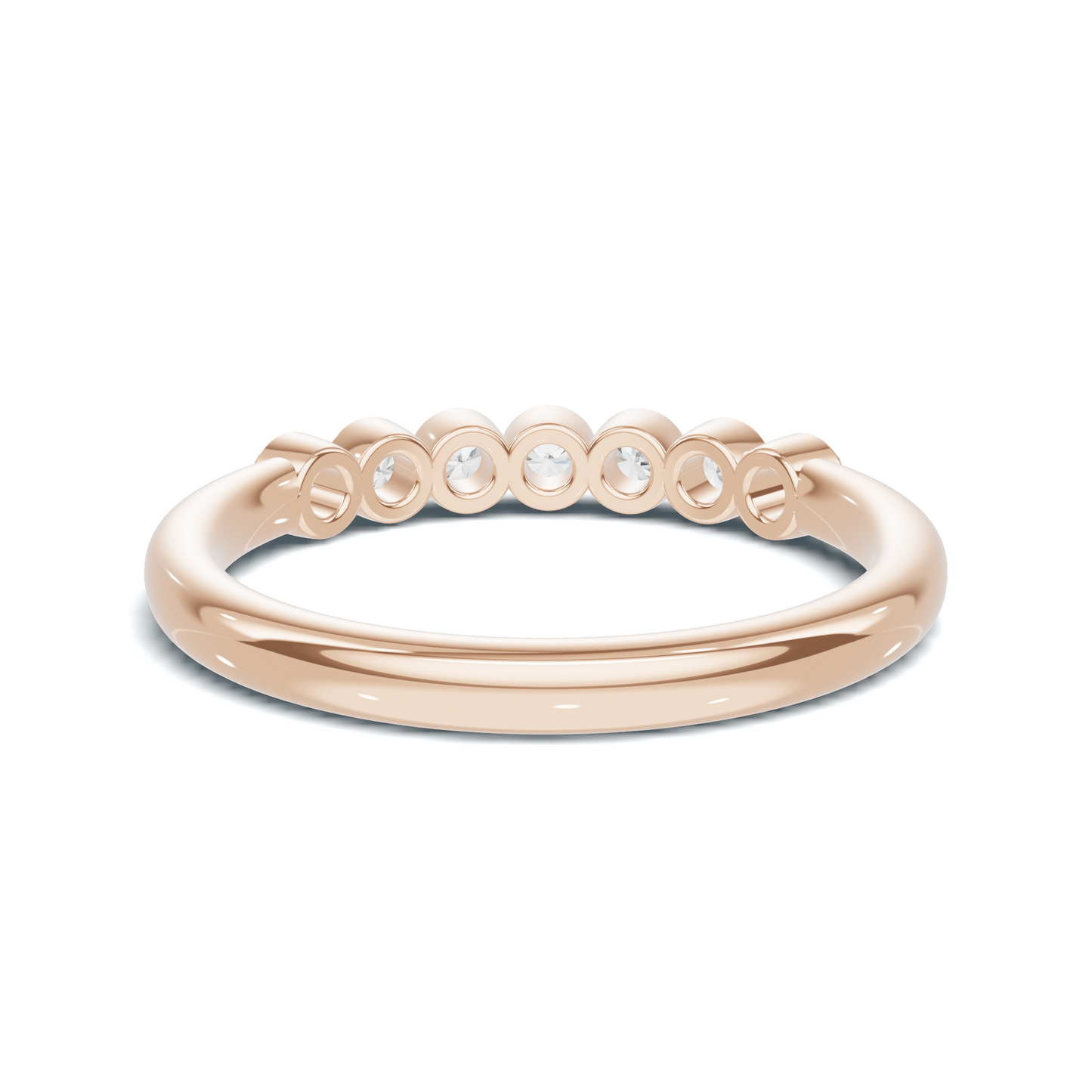 Seven Stone Bezel Ring