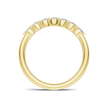 Seven Stone Bezel Ring