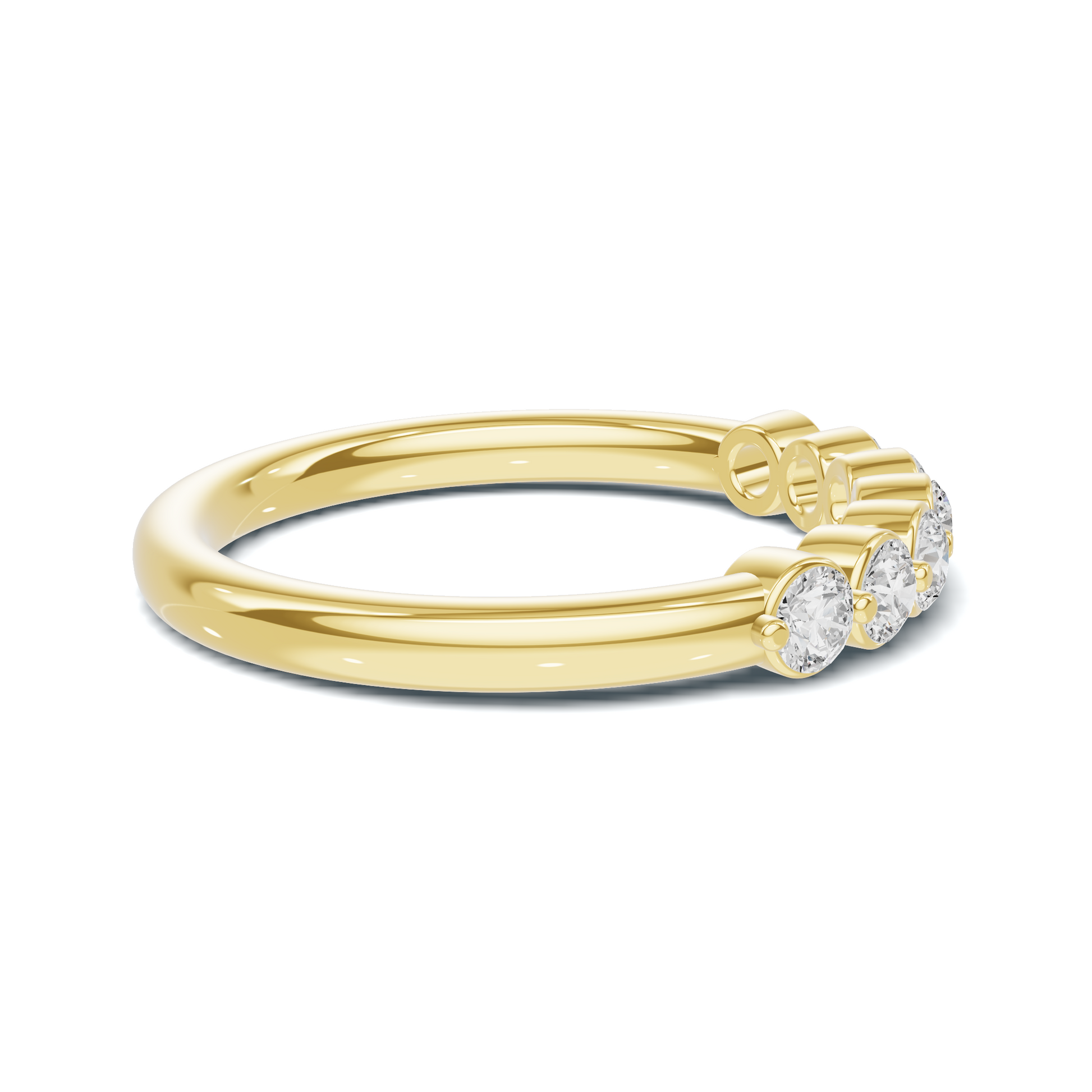 Seven Stone Bezel Ring
