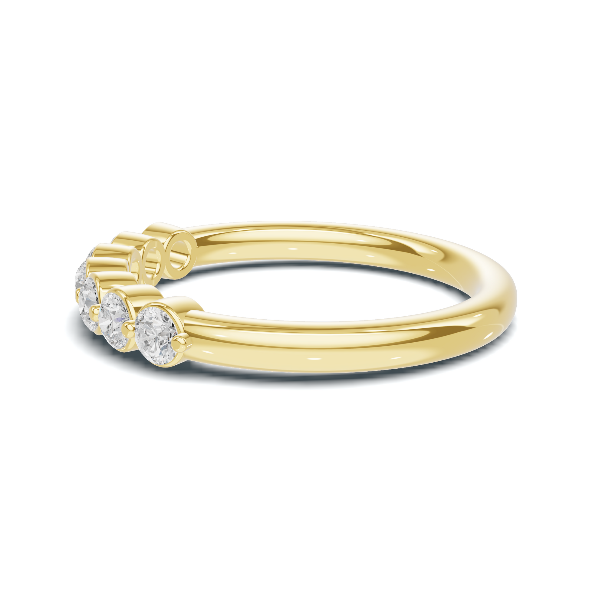 Seven Stone Bezel Ring