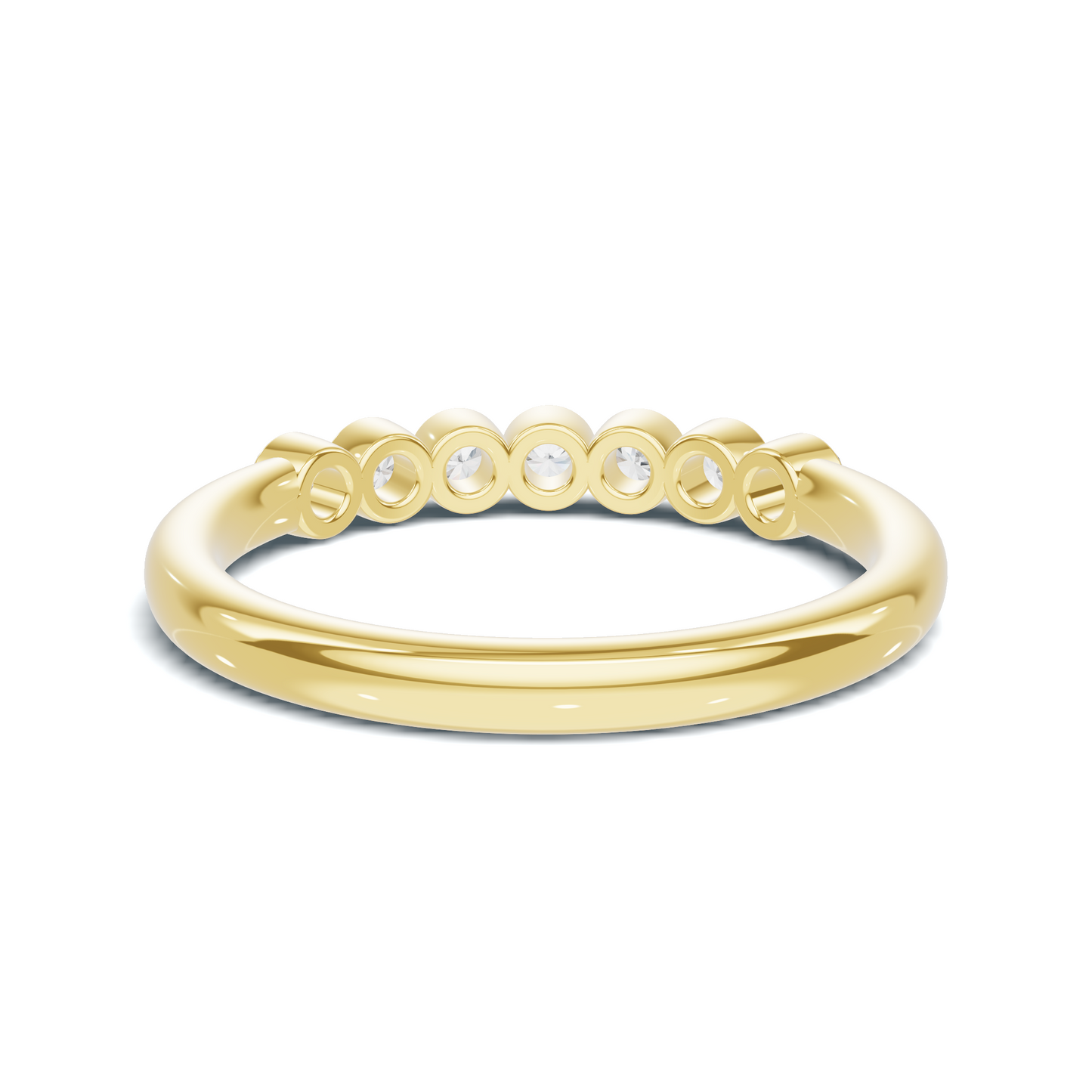 Seven Stone Bezel Ring