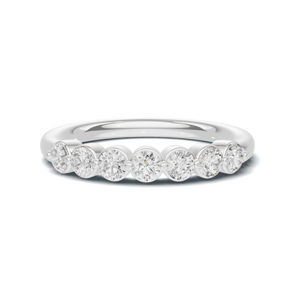 Seven Stone Bezel Ring