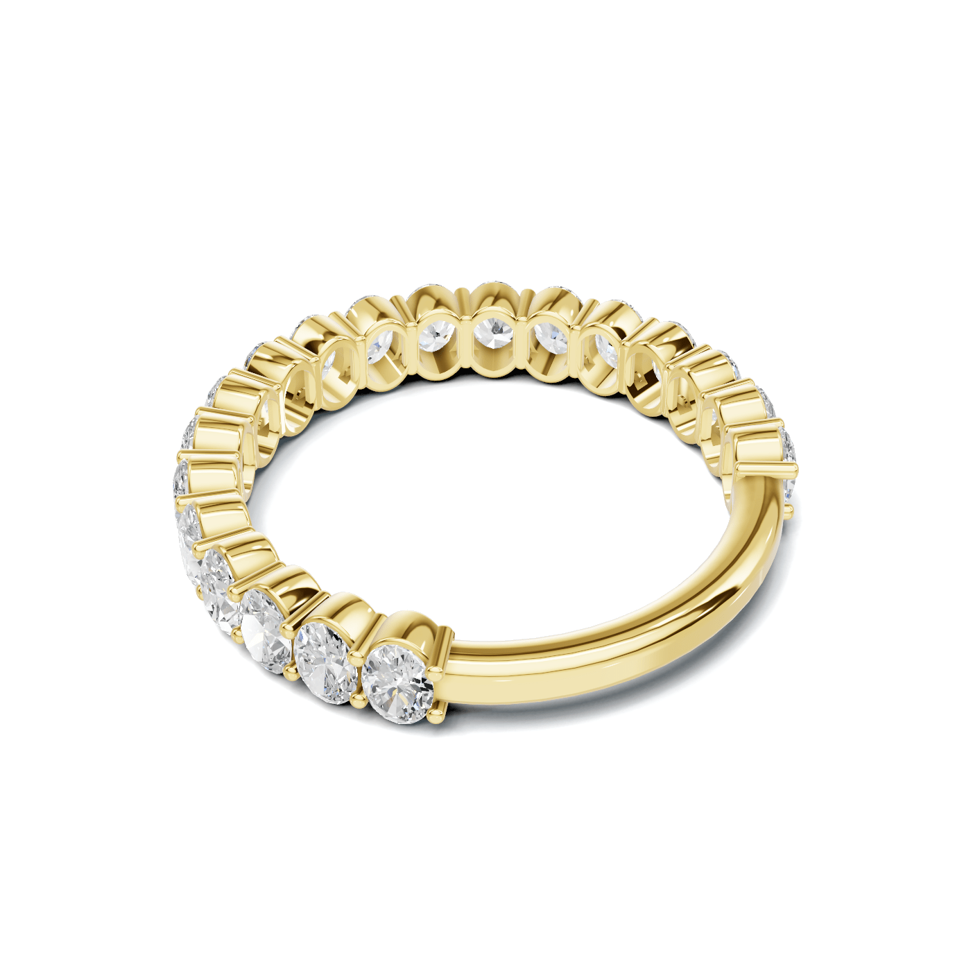 Shared Prong Eternity Ring
