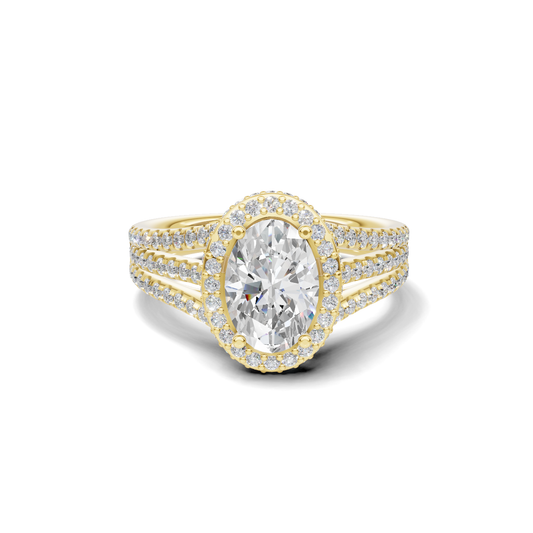 Shimmering Triple Band Ring