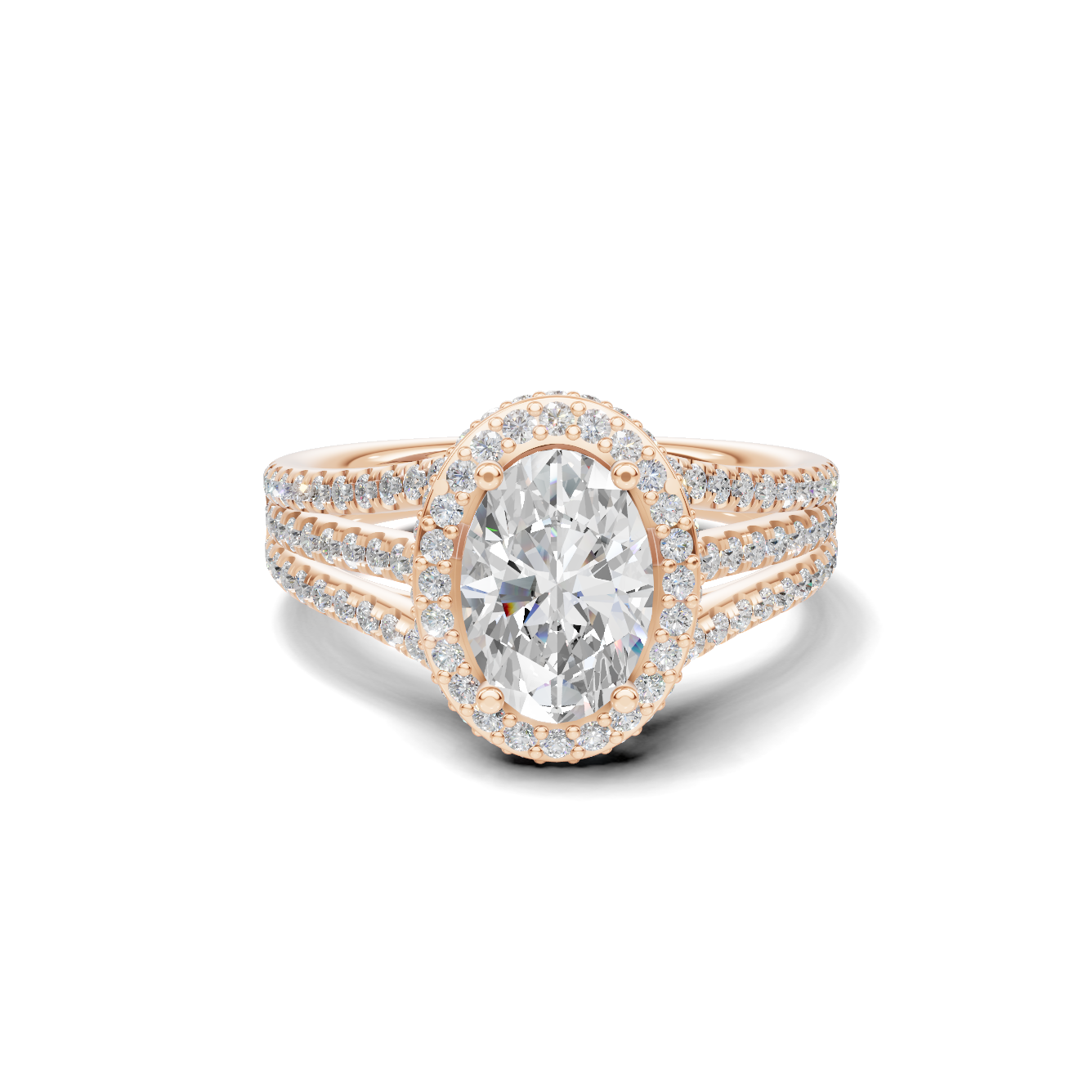 Shimmering Triple Band Ring