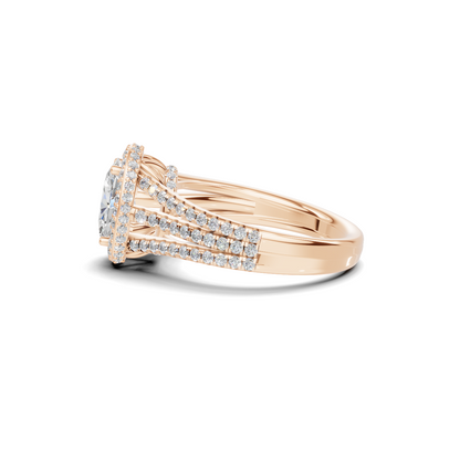 Shimmering Triple Band Ring