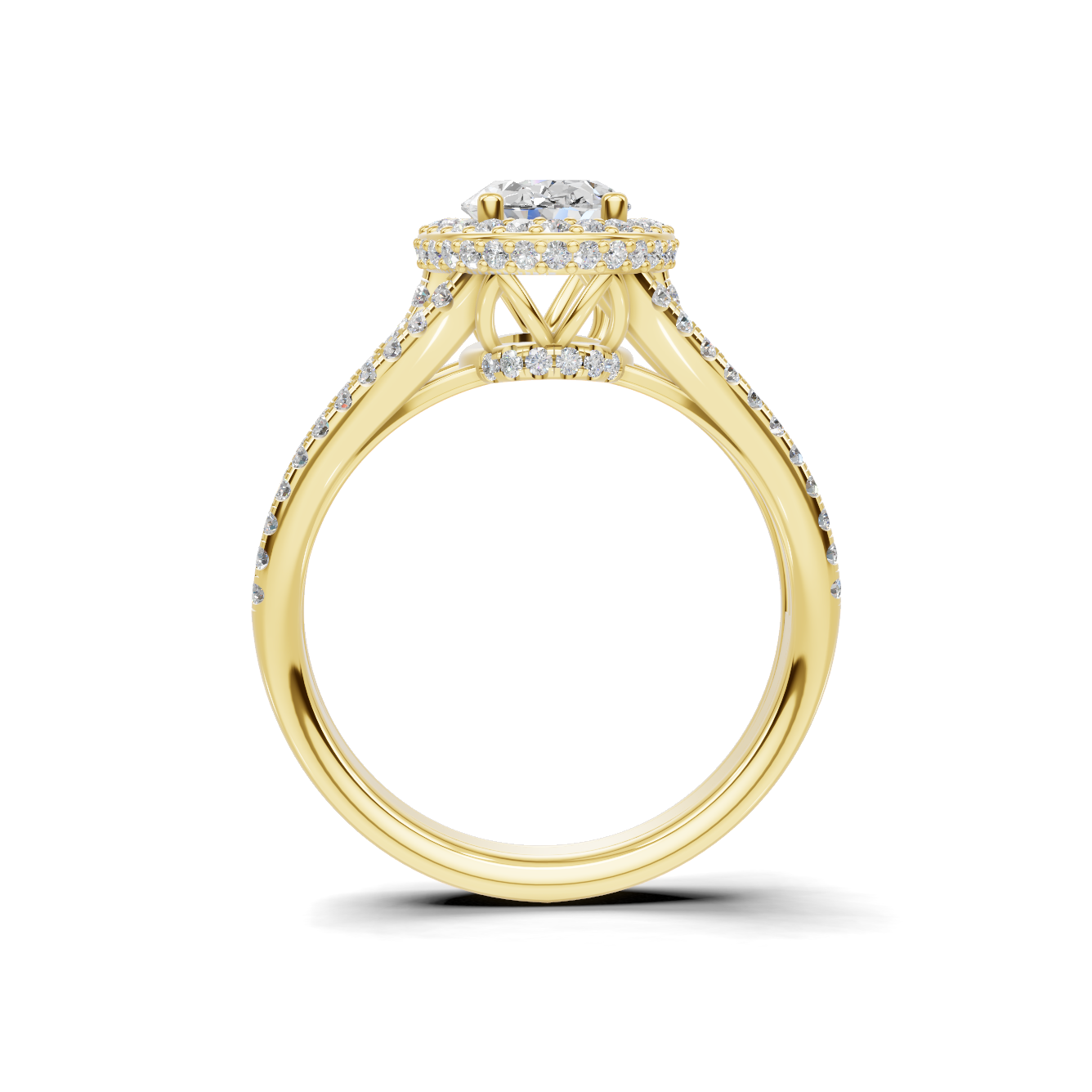 Shimmering Triple Band Ring