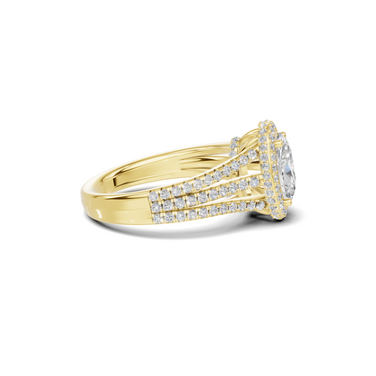 Shimmering Triple Band Ring