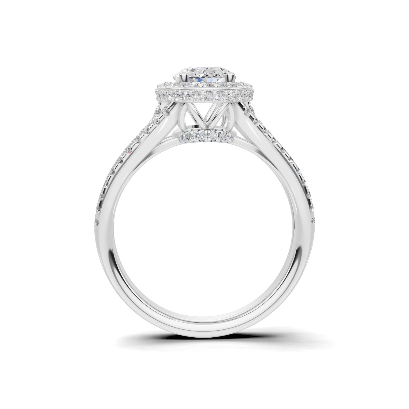 Shimmering Triple Band Ring