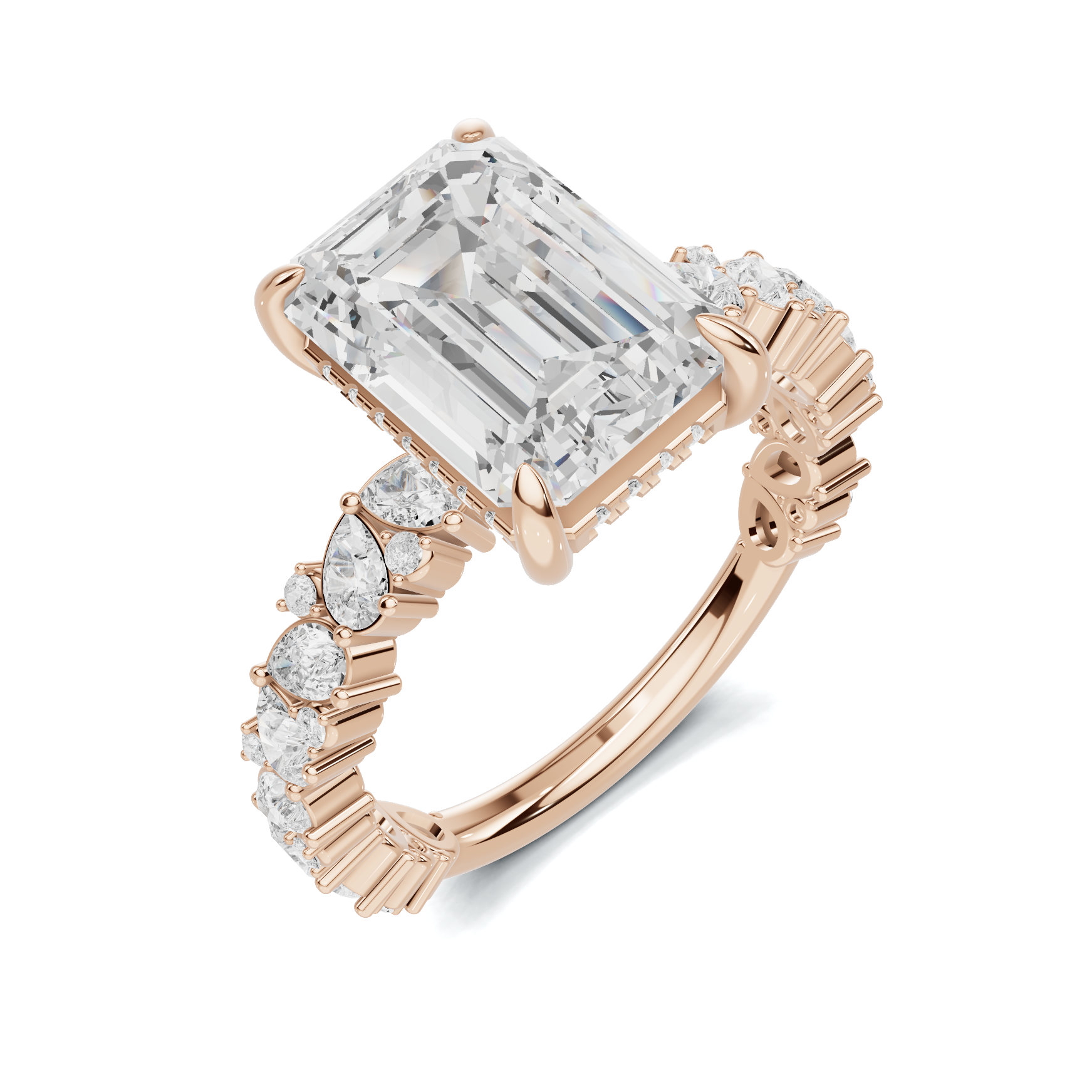 Side Stone Ring