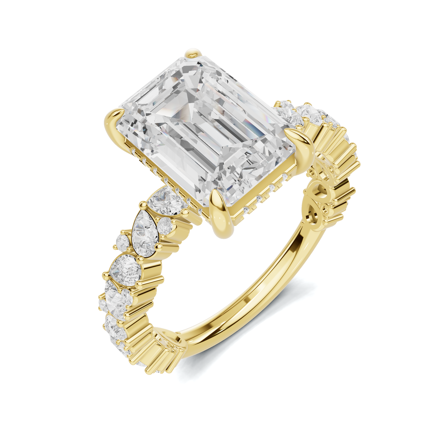 Side Stone Ring