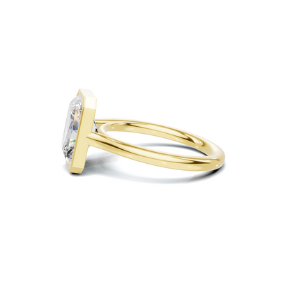 Sleek Bezel Set Ring