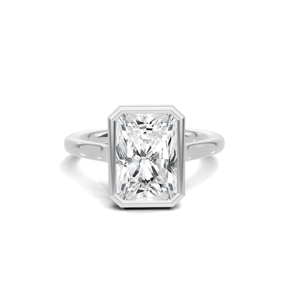 Sleek Bezel Set Ring
