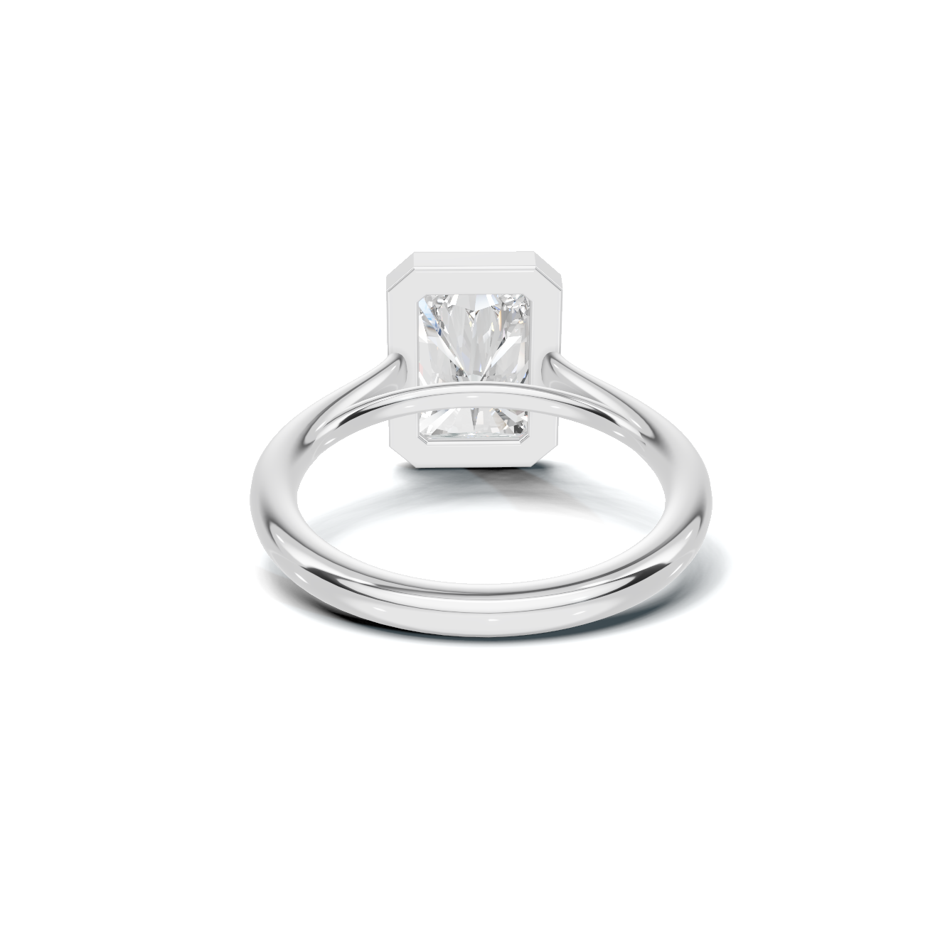 Sleek Bezel Set Ring