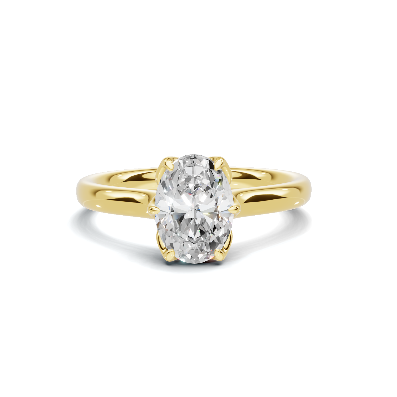 Sleek Four Prong Ring