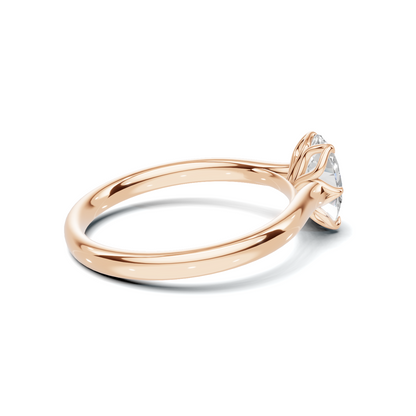 Sleek Four Prong Ring