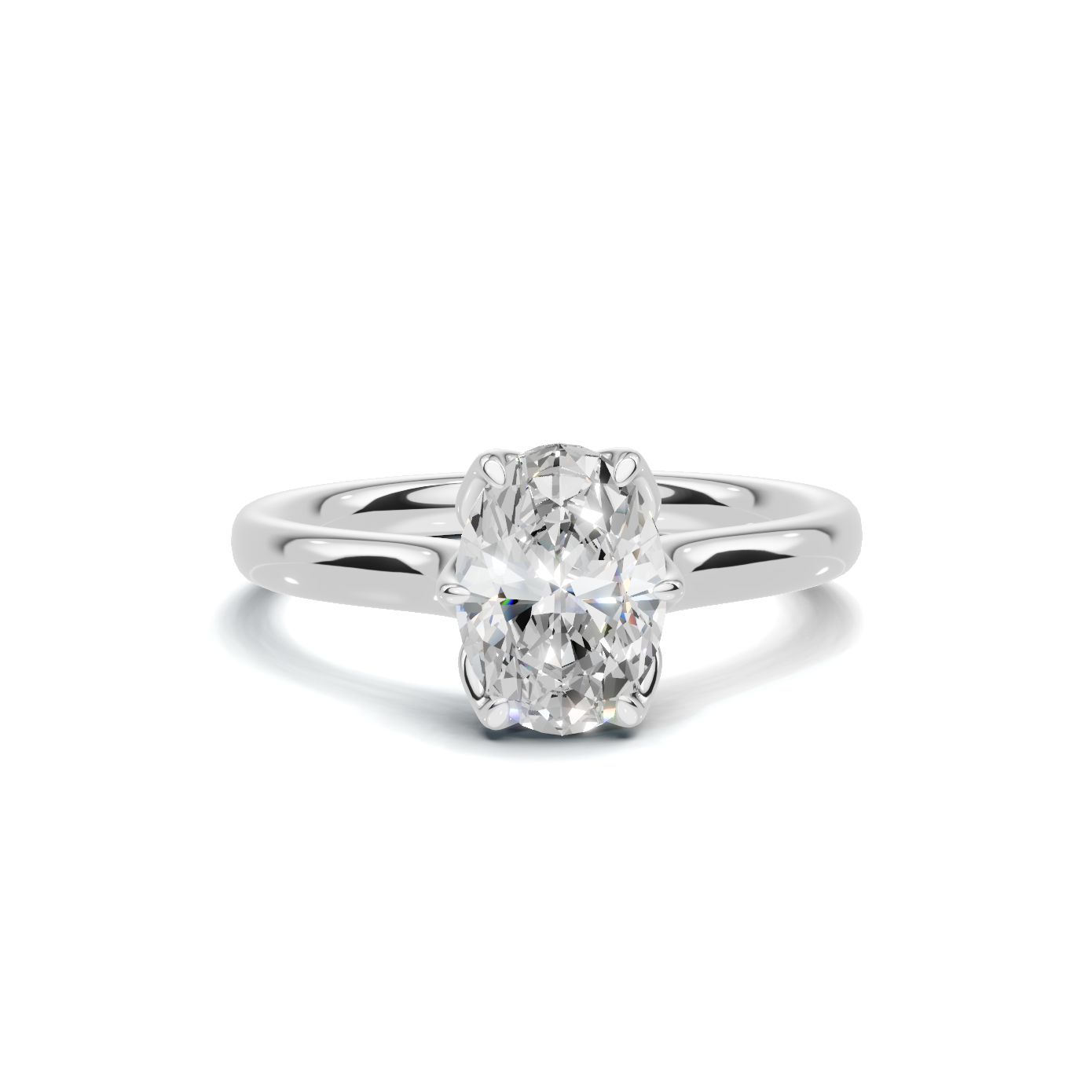 Sleek Four Prong Ring