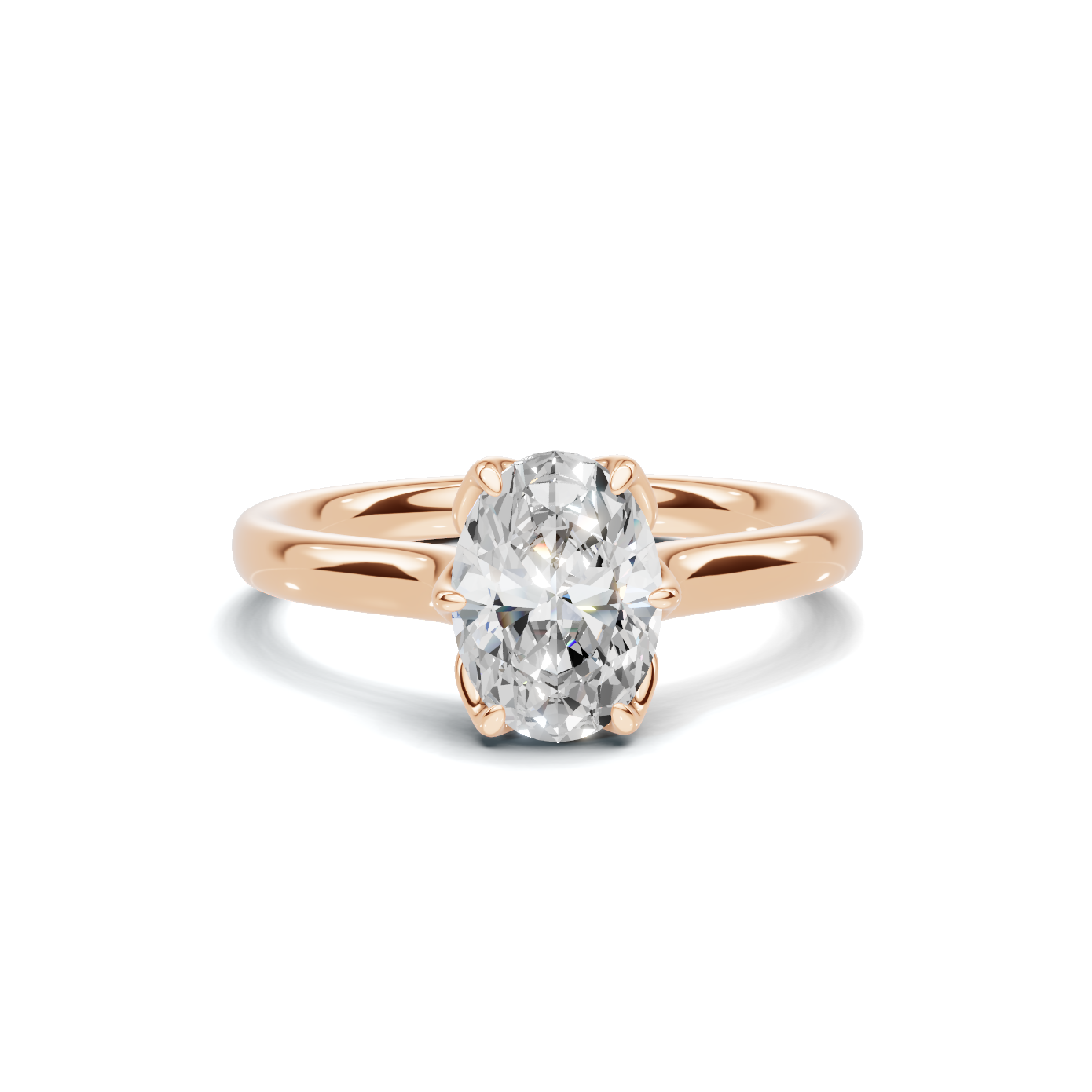 Sleek Four Prong Ring
