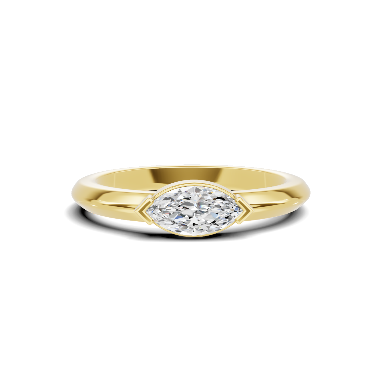 Sleek Marquise Statement Ring