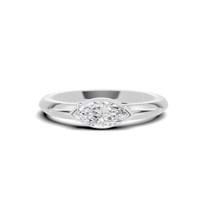 Sleek Marquise Statement Ring