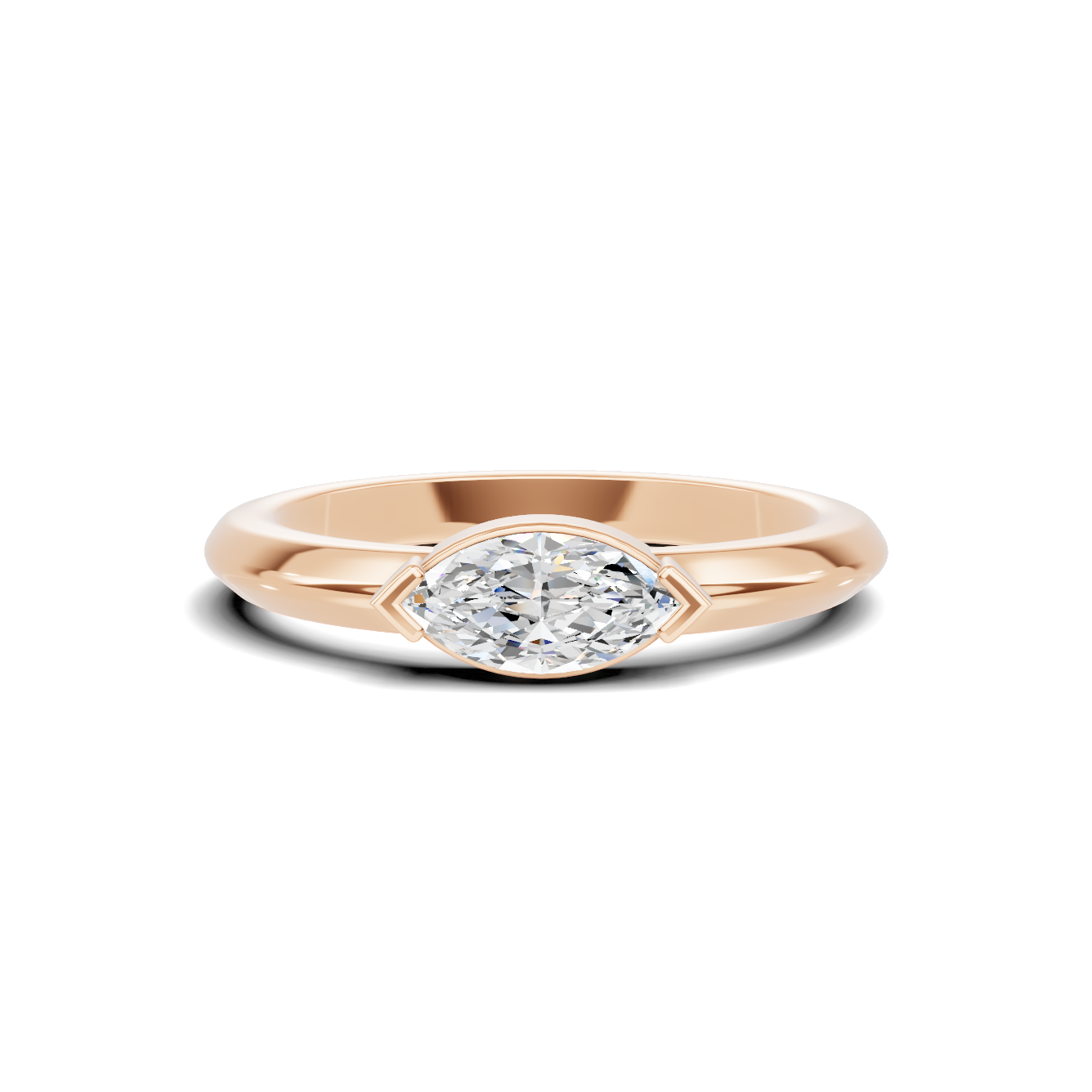 Sleek Marquise Statement Ring