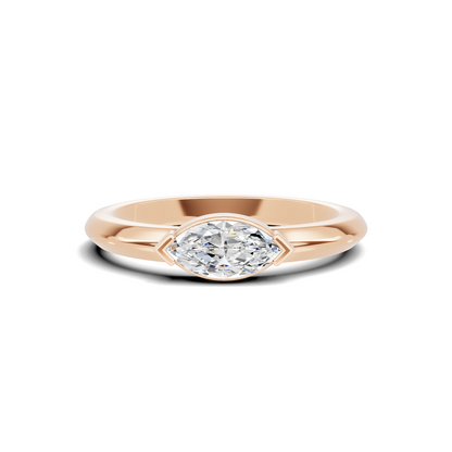 Sleek Marquise Statement Ring